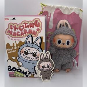 BRAND NEW Pop Mart Labubu Exciting Macaron Sesame Bean